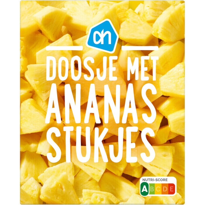 Doosjevol ananasstukjes (doos, 250g)