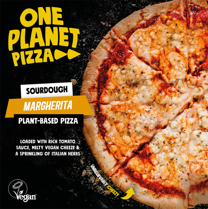 One Planet Pizza Sourdough Margherita Plant-Based Pizza 300g (301g)