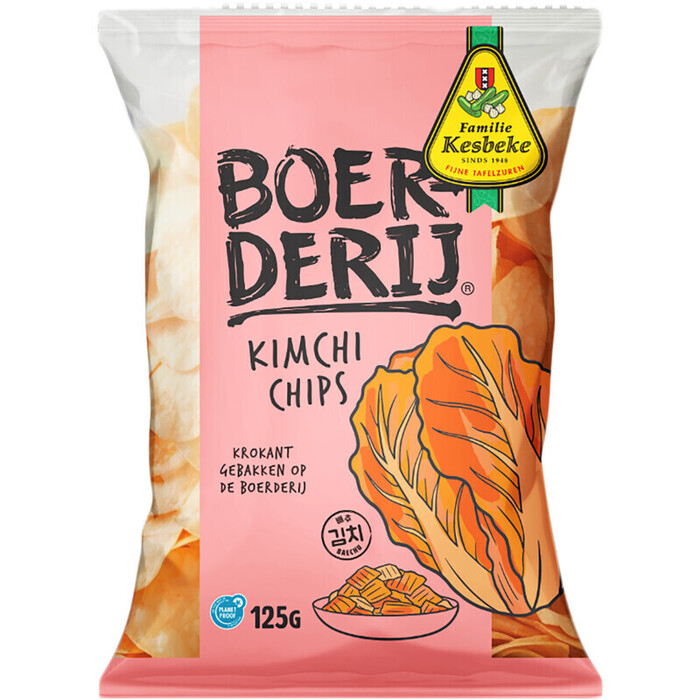 Familie Kesbeke Boerderij Kimchi Chips 125g (125g)