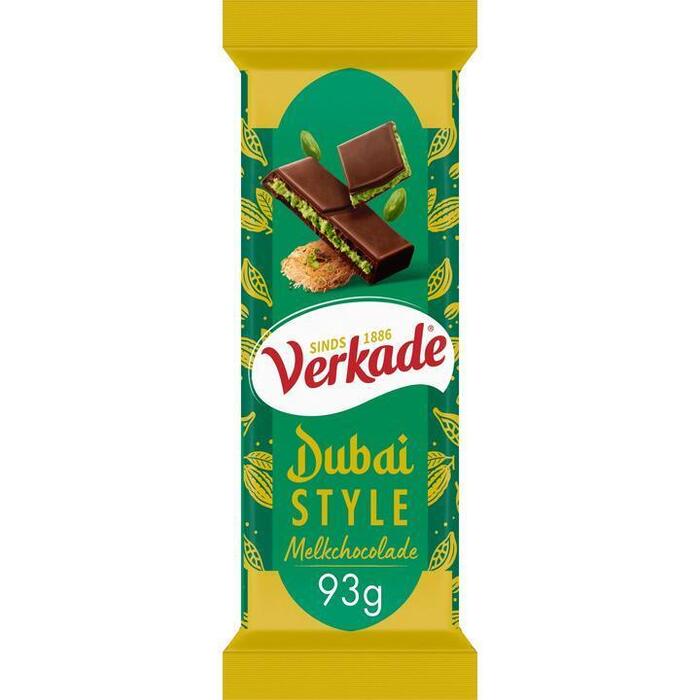 Verkade Dubai style melkchocolade (93g)