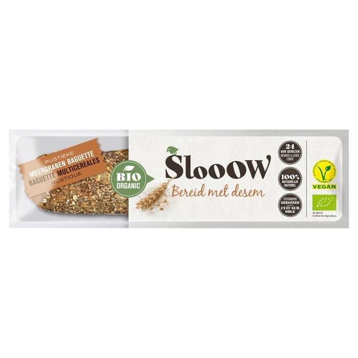 SlooOW Rustieke Meergranen Baguette 250 g (250g)