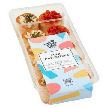 Mini Pasteitjes Tomaat Mozzarella & Bospaddenstoelen 140 g (140g)