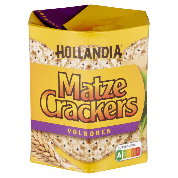 Hollandia Matzes crackers volkoren (100g)