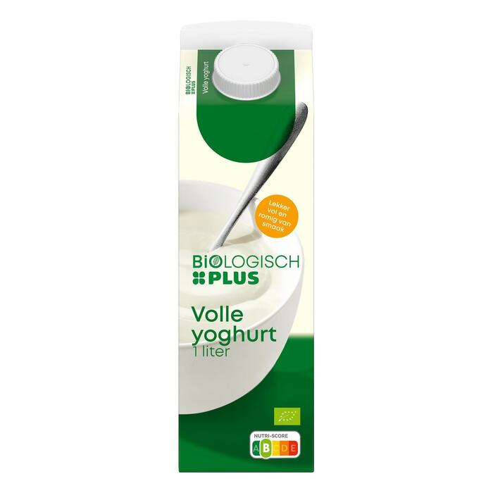 Volle yoghurt biologisch (Pak, 1L)