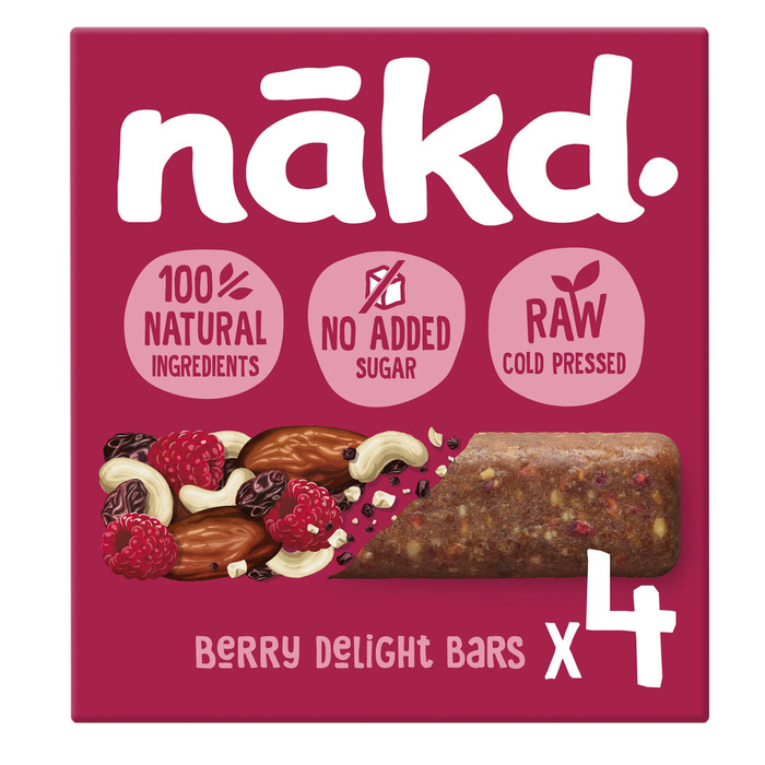 Nākd Berry Delight 4 x 35g (Pak, 4 × 35g)