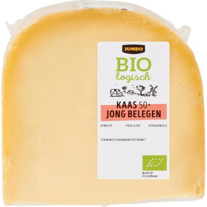 Jumbo Biologische Kaas Jong Belegen 50+ ca. 450g