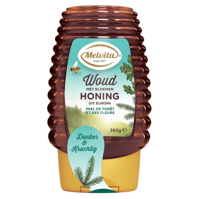 Melvita Woud met Bloemenhoning 365 g (Fles, 365g)