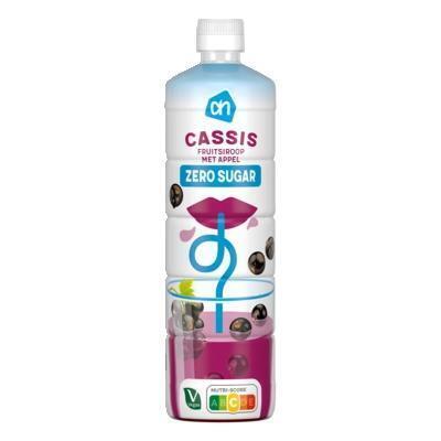 AH Siroop cassis 0% suiker toegevoegd (0.75L)