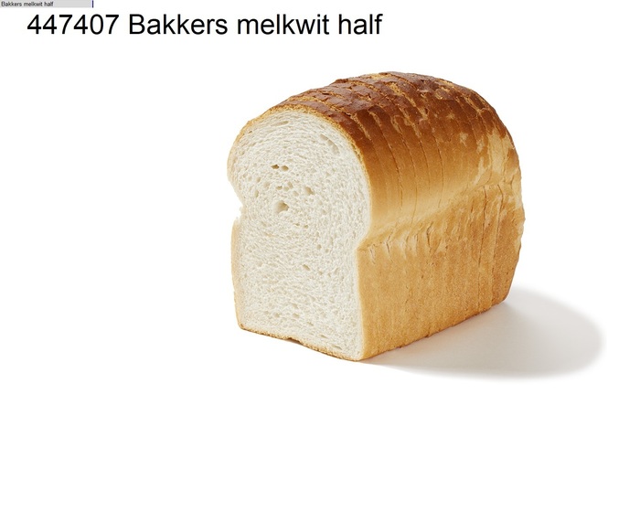 Bakkers melkwit half (400g)