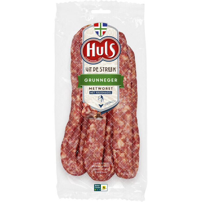 Huls Grunneger Dreuge Worst 3 x 150 g (450g)