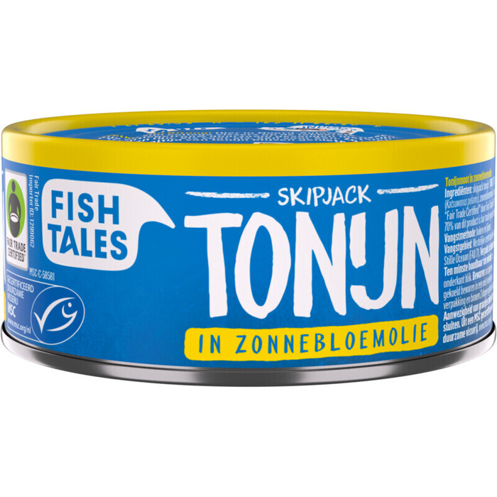Ali's tonijn in zonnebloemolie (blik, 160g)