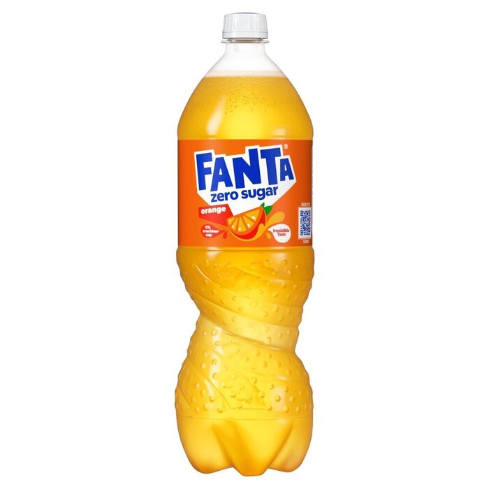 Fanta Zero Orange PET Fles 1, 5L (plastic fles, 1.5L)