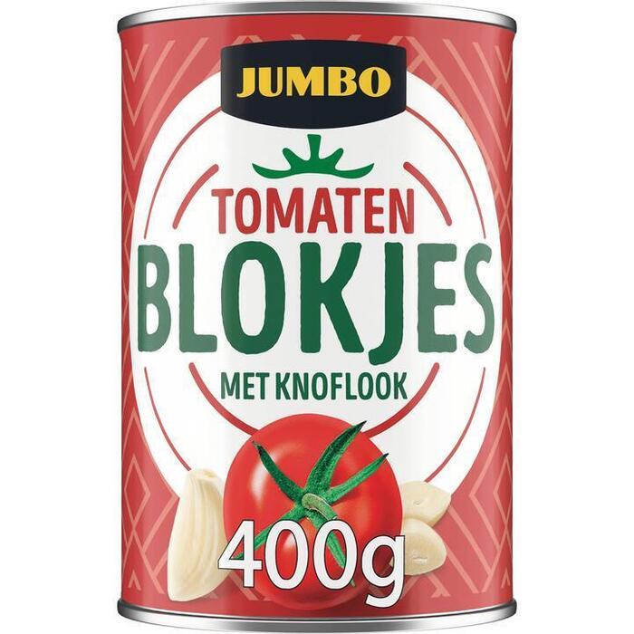 Jumbo Tomatenblokjes Knoflook 400g (400g)