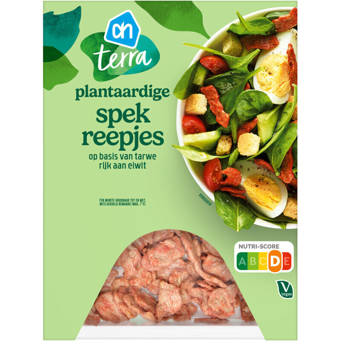 AH Terra Plantaardige Spekreepjes (100g)