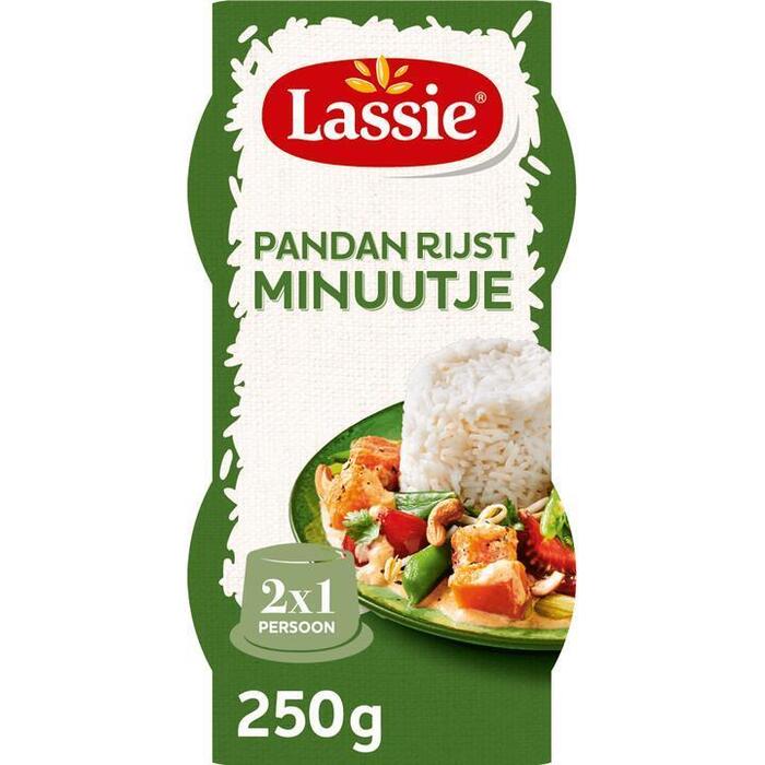 Lassie Pandan Rijst Minuutje 2x125g (2 × 125g)
