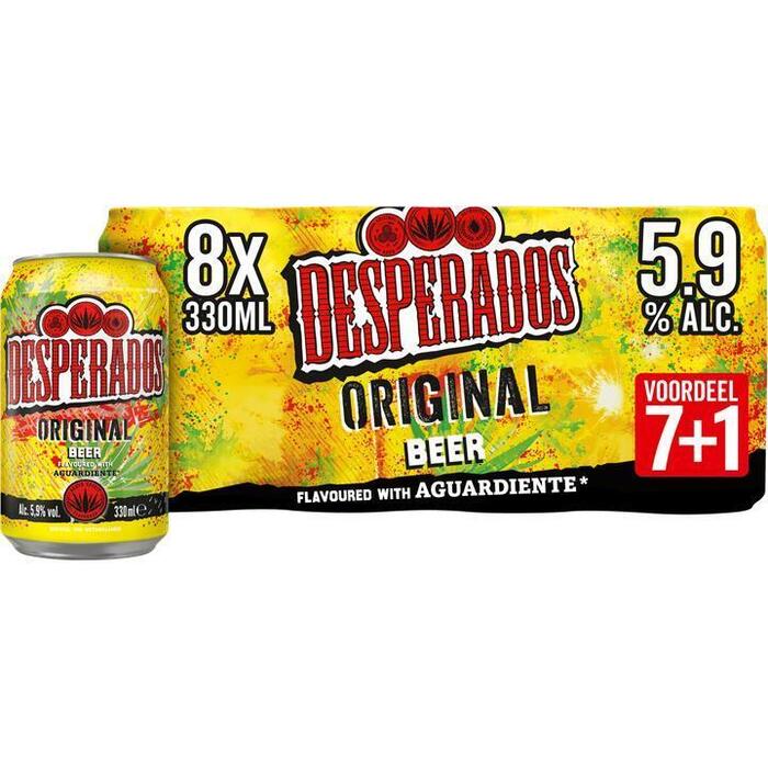 Desperados original blik 8 x 33 cl (8 × 33cl)