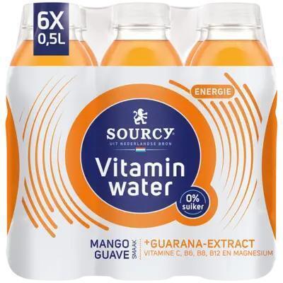 Sourcy Vitaminwater mango guave 6-pack (6 × 0.5L)