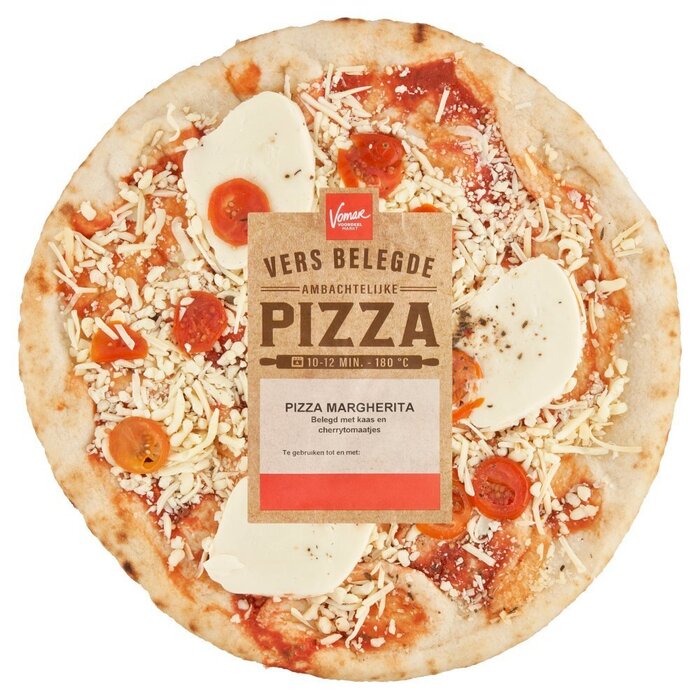 Vomar Vers Belegde Ambachtelijke Pizza Margherita 391 g (391g)