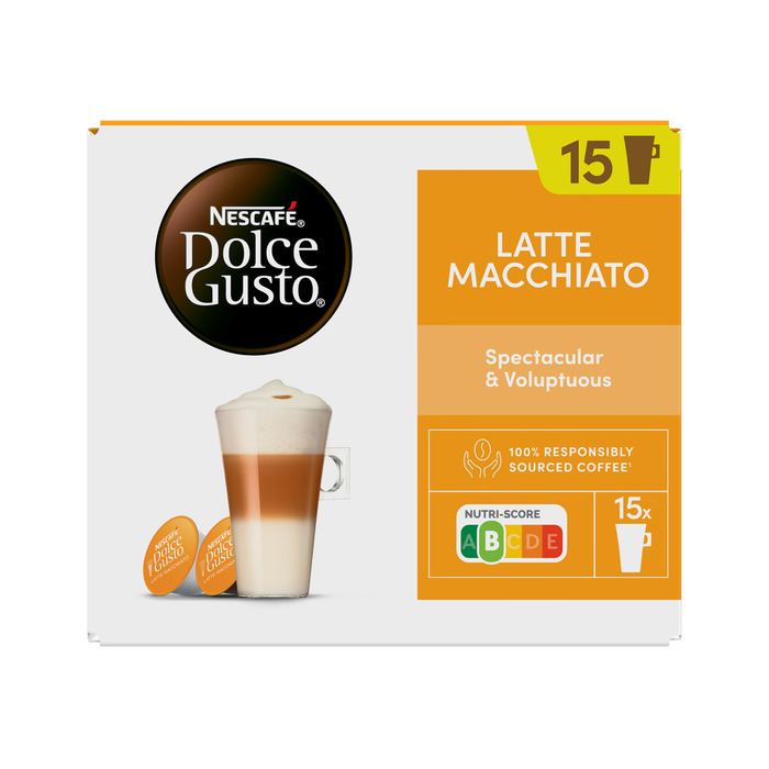 NESCAFE DOLCE GUSTO Gemalen Koffie Latte Macchiato 343.5 Gram 30 Capsules Doos (doos, 344g)