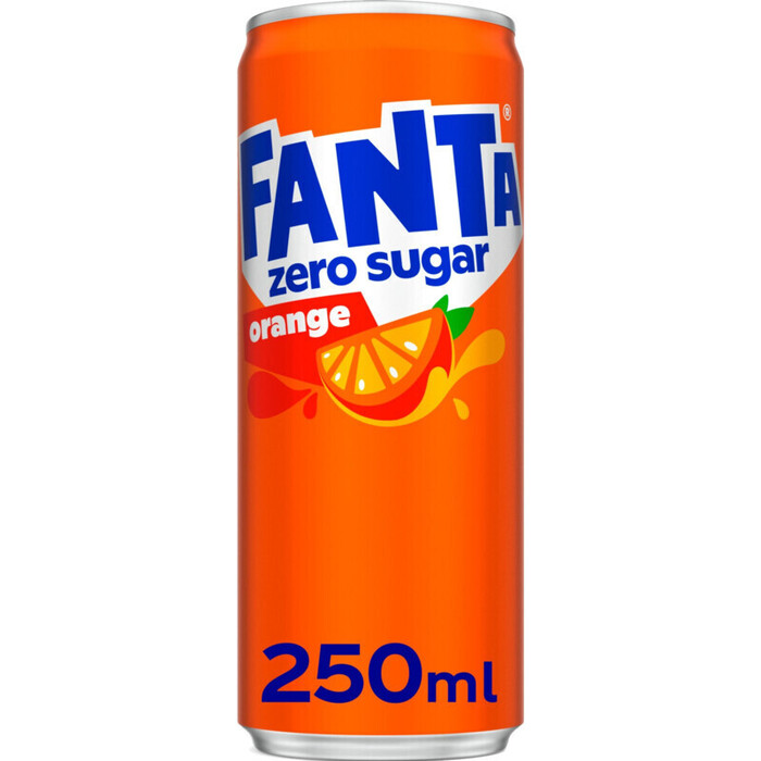 Fanta Orange No Sugar 250 ml (250ml)