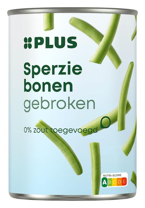 PLUS Sperziebonen gebroken (Blik, 400g)