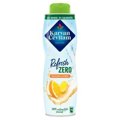 Karvan Cévitam Refresh Zero Sinaasappel & Gember Smaak 600ML (0.6L)