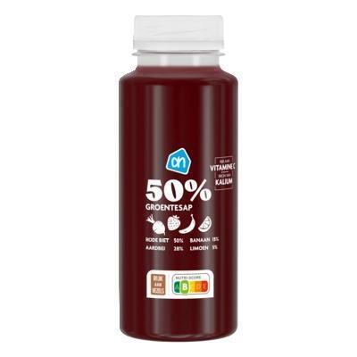AH 50% Groentesap rode biet aardbei banaan (250ml)