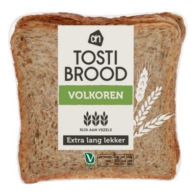 AH Extra lang lekker tostibrood volkoren (440g)