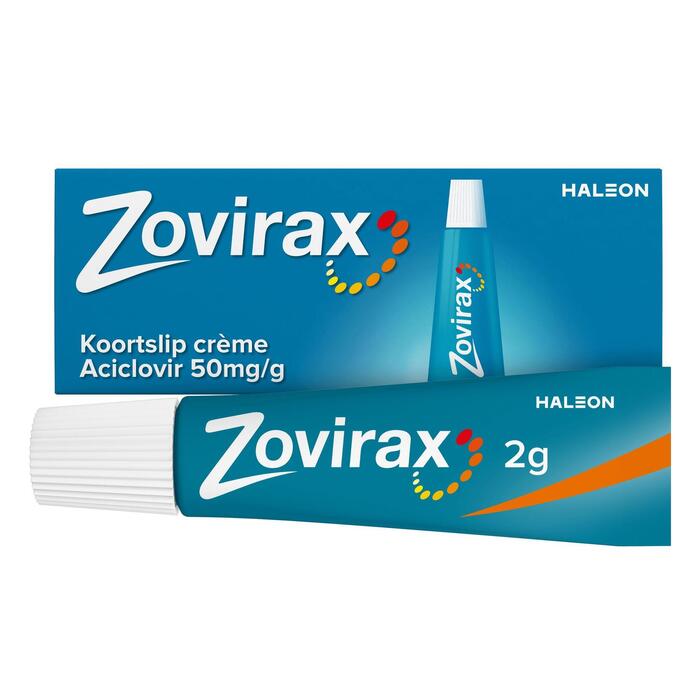 Zovirax Koortslipcrème tube (Doos, 2g)