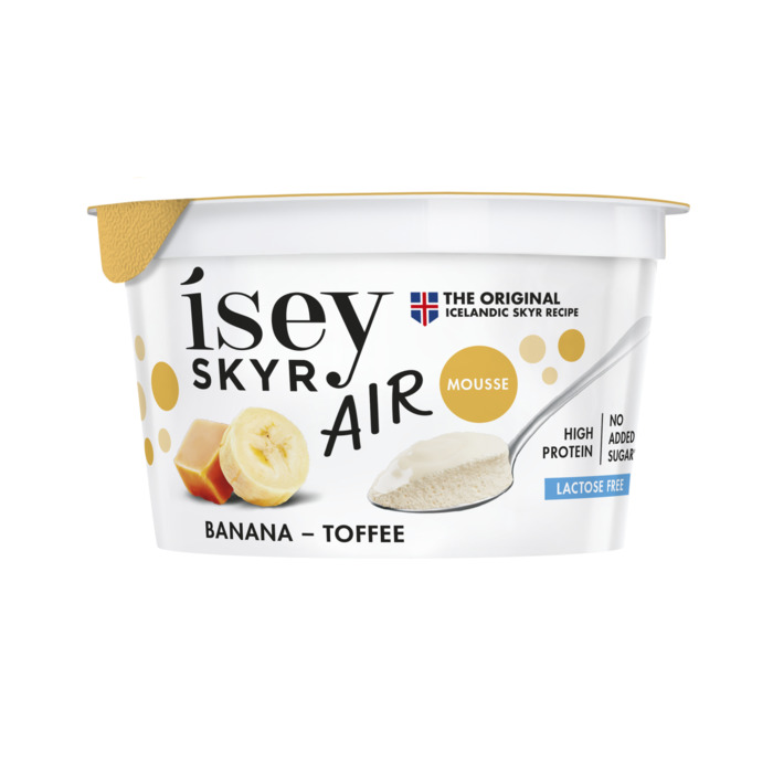 Isey Skyr air banana toffee (125g)