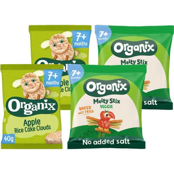 Organix Snacks Pakket 7+m 4 stuks