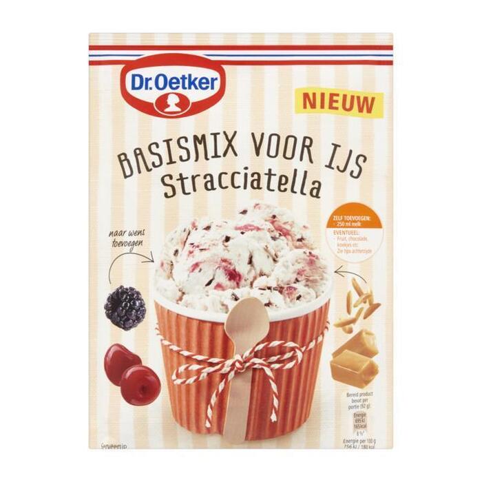 Dr. Oetker Basismix voor Ijs stracciatella (120g)