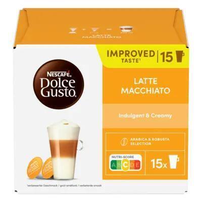 NESCAFE DOLCE GUSTO Gemalen Koffie Latte Macchiato 343.5 Gram 30 Capsules Doos (doos, 344g)