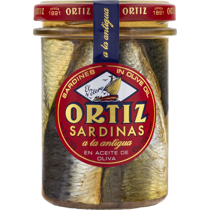 Ortiz Sardines glas (190g)