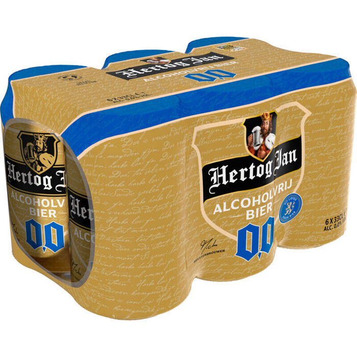 Hertog Jan 0.0 Alcoholvrij bier 6-pack (6 × 33cl)