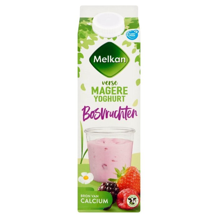 Magere Yoghurt Bosvruchten (Pak, 1L)
