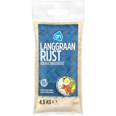 Surinaamse rijst lange korrel (4.5kg)