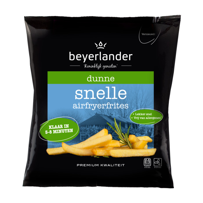 Beyerlander Dunne airfryer frites (Zak, 500g)