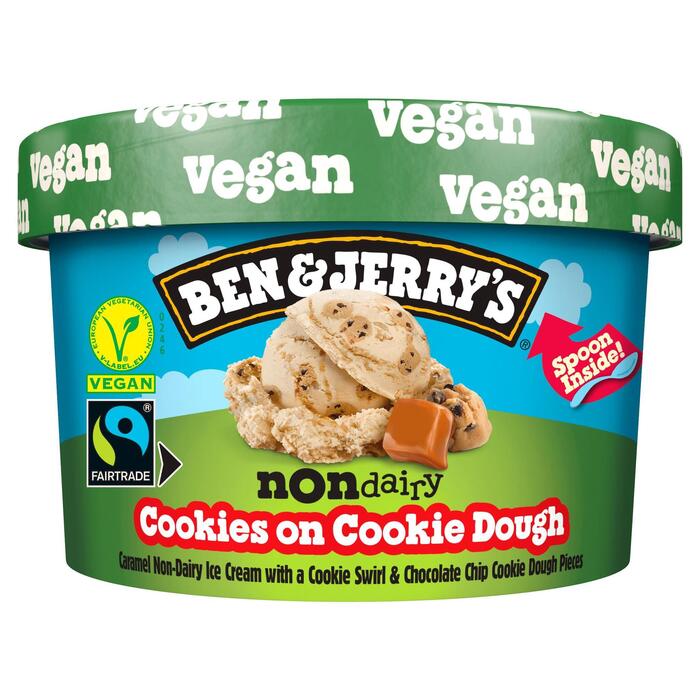 Ben & Jerry's Non-dairy cookies on cookie dough (Pot, 83g)