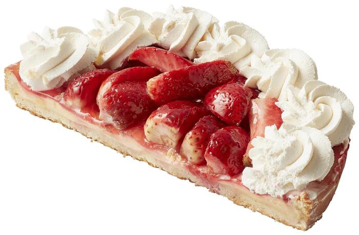 Luxe aardbeienvlaai half (blister, 665g)