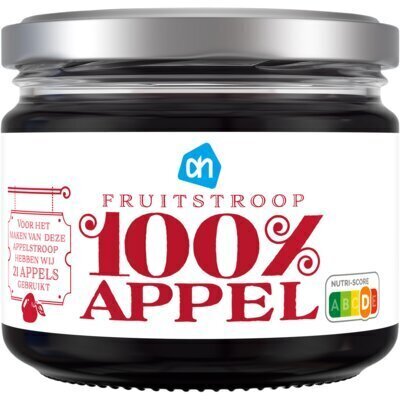 AH Fruitstroop 100% appel (330g)