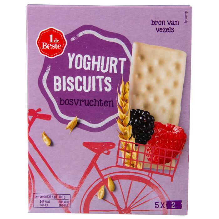 Yoghurtbiscuit bosvruchten (182g)
