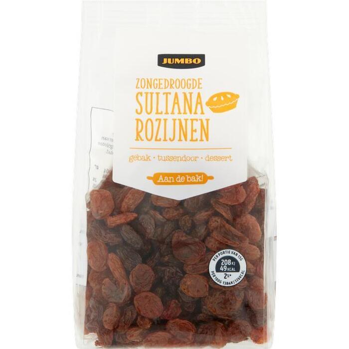 Jumbo Zongedroogde Sultana Rozijnen ca. 250g (250g)