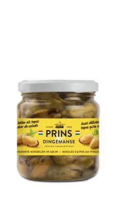 Prins & Dingemanse Gekookte mosselen in azijn (210ml)