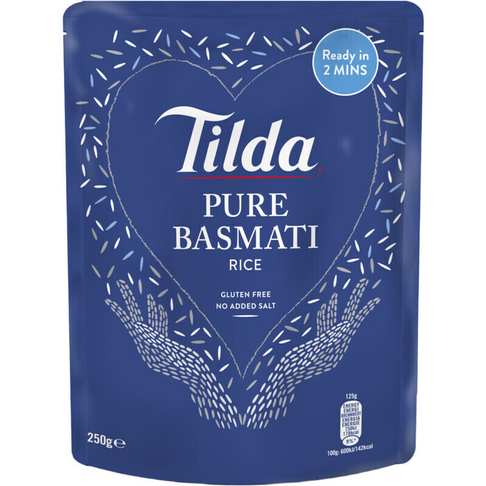 Tilda Pure steamed basmati rice (250g)