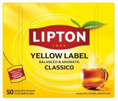 Lipton Yellow Label Classico 50 Stuks (75g)