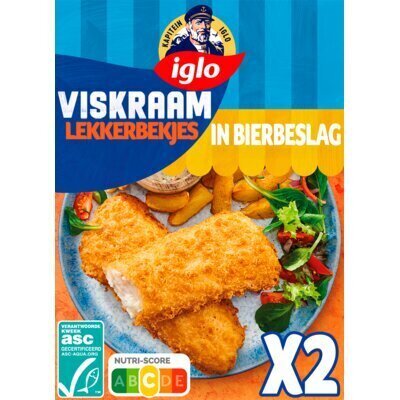 Iglo Lekkerbekjes in bierbeslag (Doos, 2 × 120g)