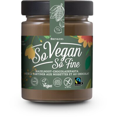 Brinkers So Vegan So Fine Hazelnootpasta 270 g (270g)