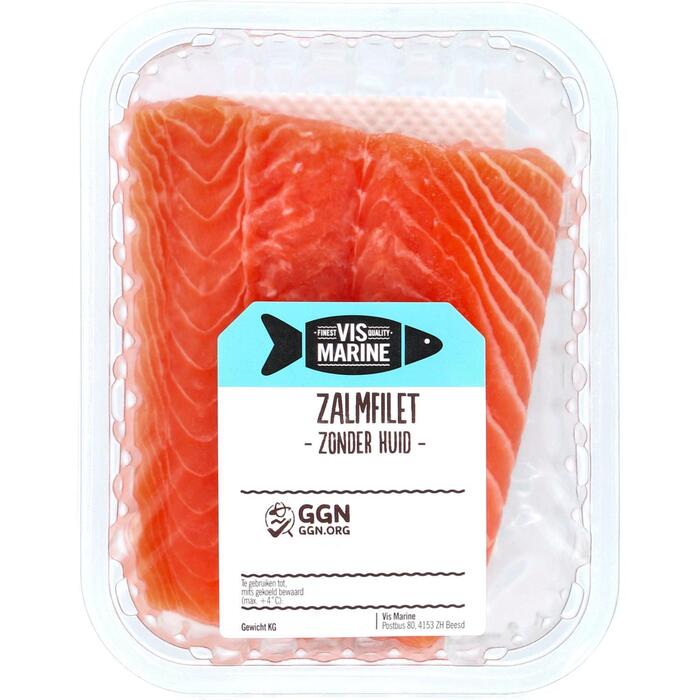 Zalmfilet zonder huid (300g)