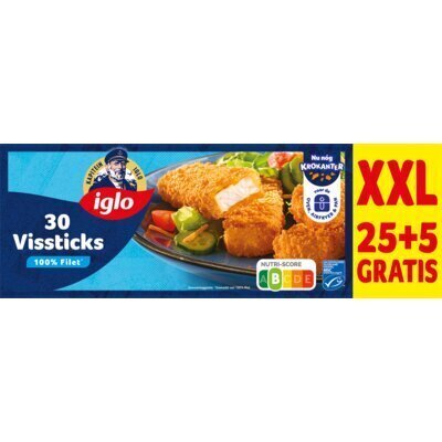Vissticks XXL (doos, 30 × 28g)